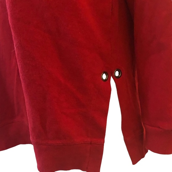 Red Sweater Shirt Christmas Sweater Holiday Dinner Event - Picture 4 of 5